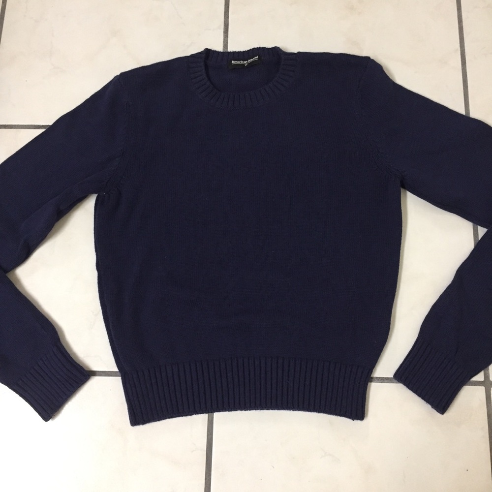 🚫 SOLD American Apparel Crop Sweater Navy Sz XS
